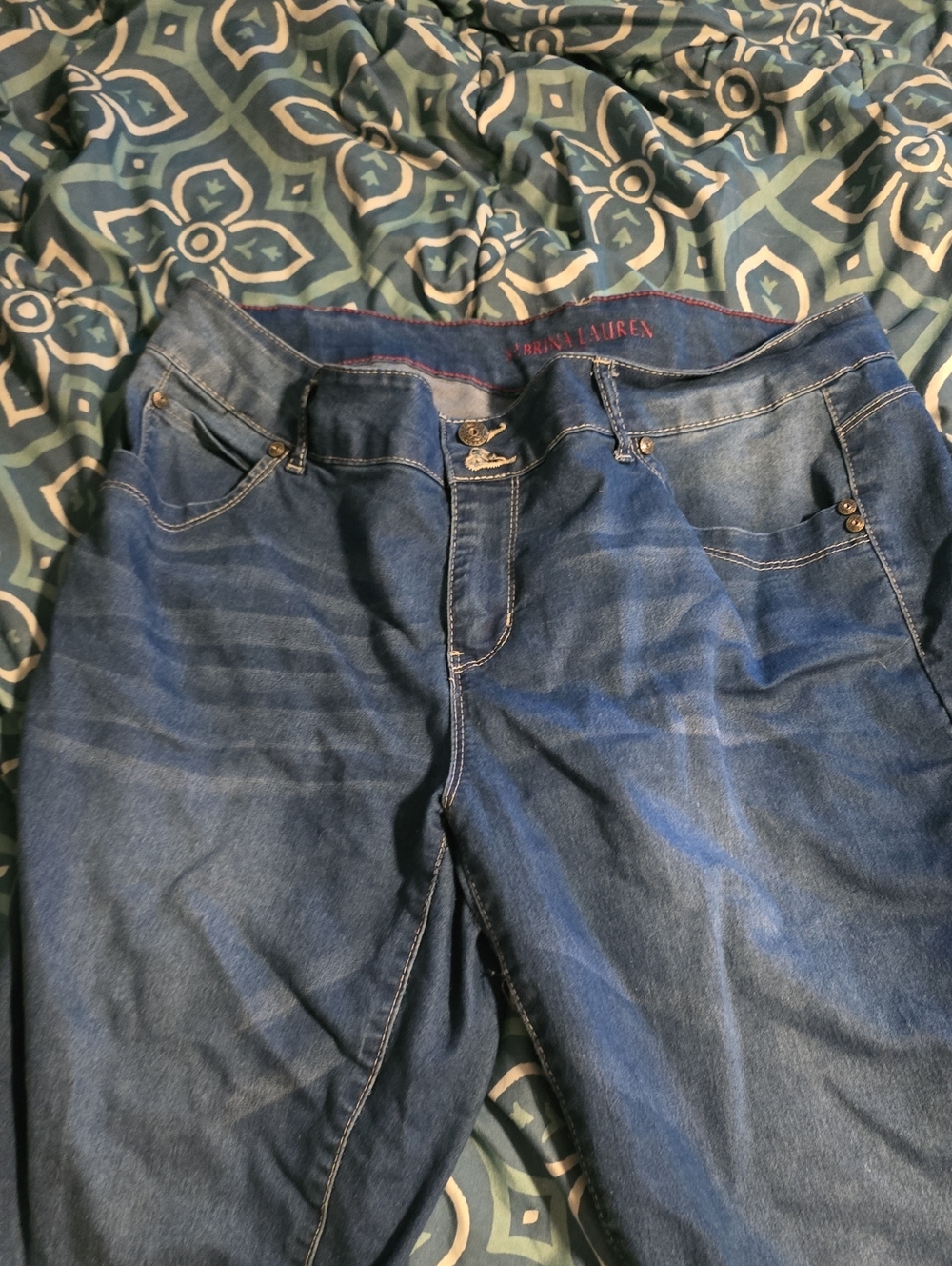 Sabrina  Lauren Dark Indigo Boot-Cut Jeans for Women